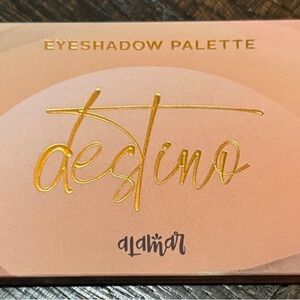 Alamar Destino Eyeshadow Palette - Gold and Peach